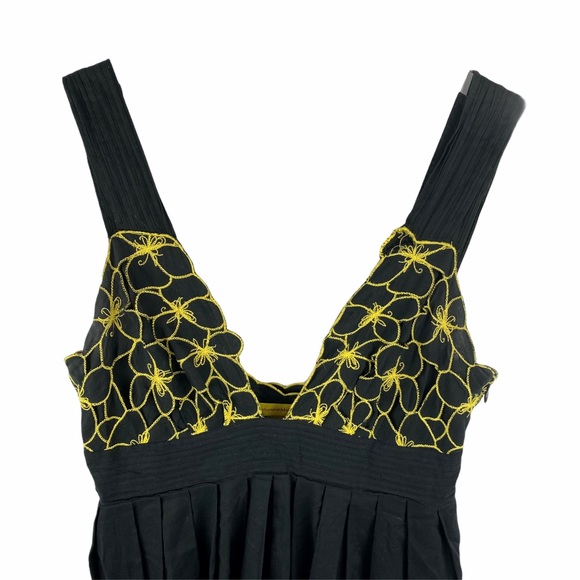 CATHERINE MALANDRINO Embroidered Sundress Dress 0 - Picture 5 of 11